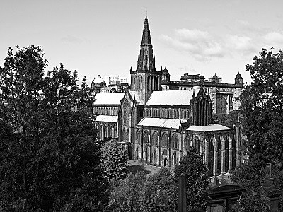Glasgow cathedral aka High Kirk of Glasgow or St Kentigern or St Mungo