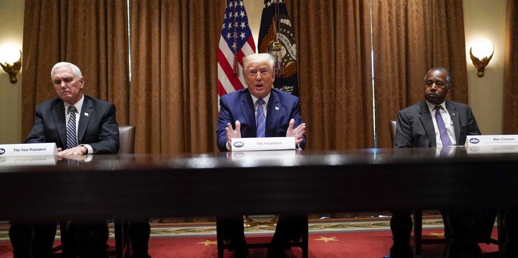 Trump Pence Carson in Cabinet Room 1060x529.jpg