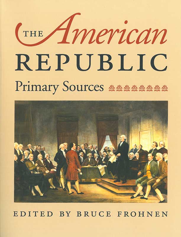 FrohnenAmerican Republic 9780865973336 800h 72