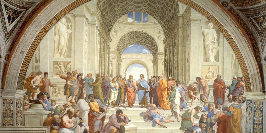 2048px 22The School of Athens22 by Raffaello Sanzio da Urbino e1627304609692 1060x530.jpg