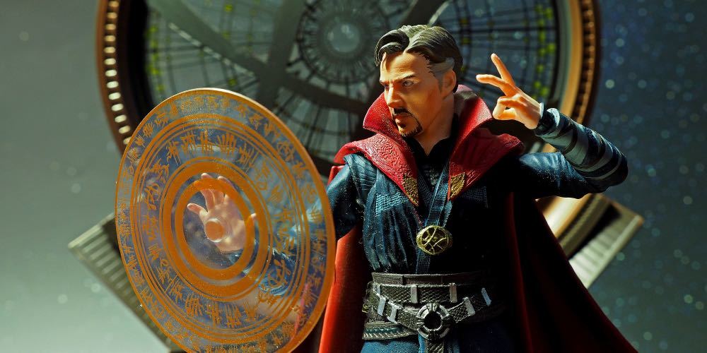 Bangkok, Thailand May 5,2018: Dr.Strange, an action figure from famous Marvelâ€™s comic.