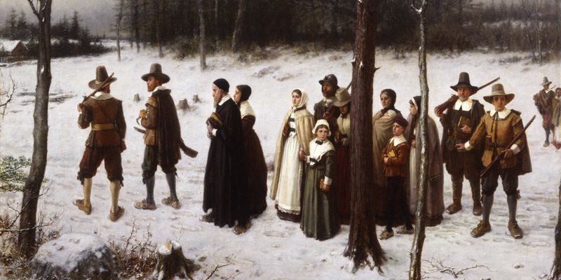 George Henry Boughton Pilgrims Going To Church e1666403099314.jpg