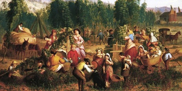 Thompkins H Matteson American painter 1813 1884 Hop Picking 1862 e1701727938515.jpg