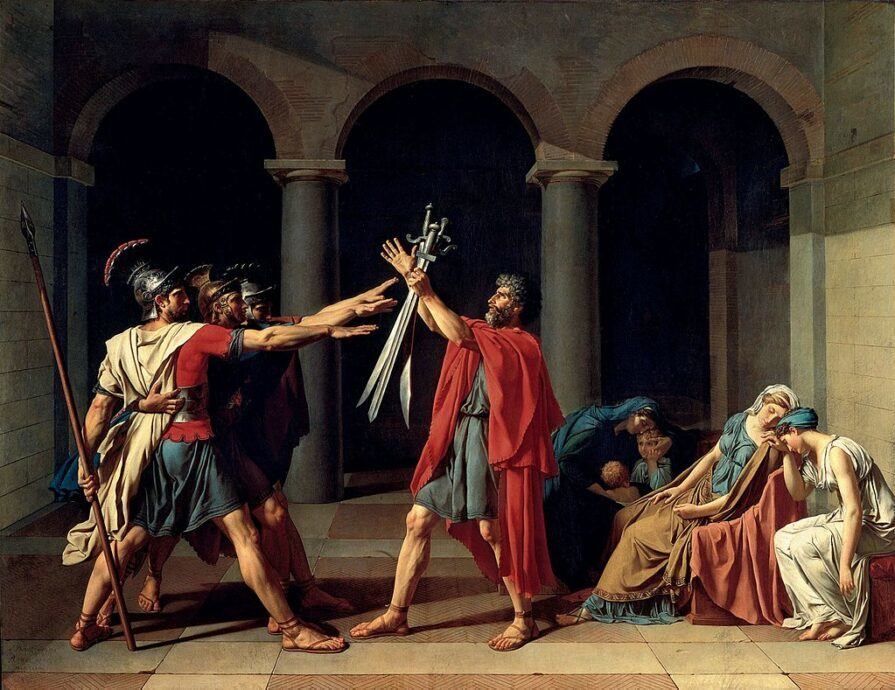 1024px Jacques Louis David Le Serment des Horaces 895x690.jpg