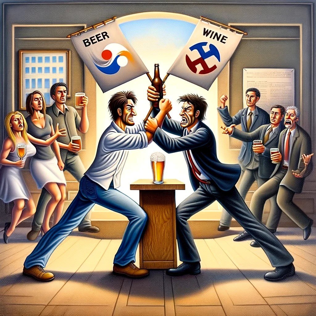 Beer against wine in Syldavia.jpg