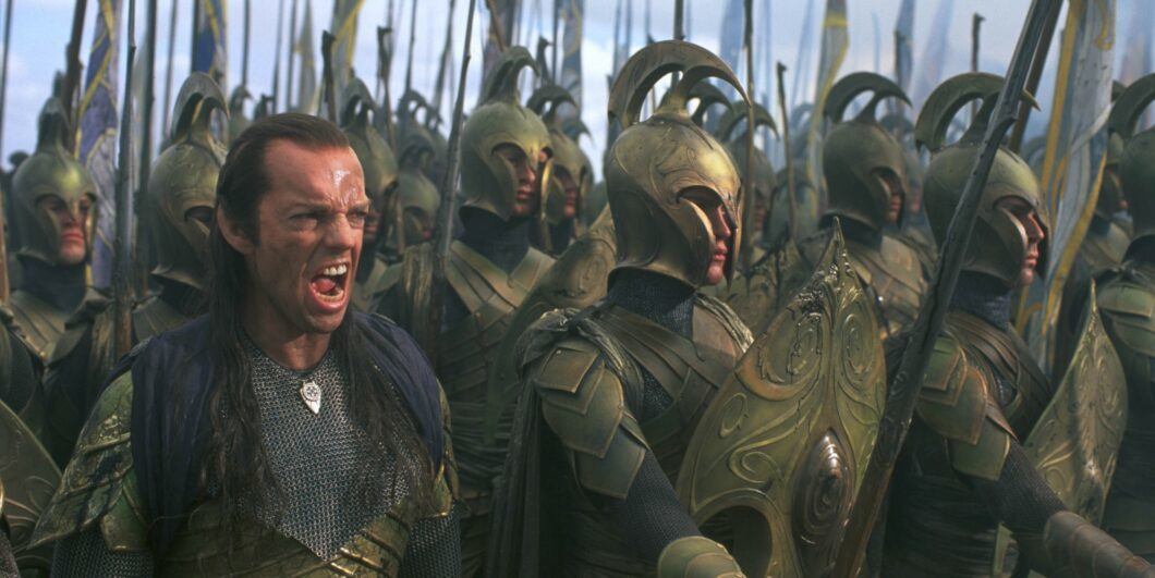 Elrond LOTR war scene Alamy image ID BKBJAW 1060x531.jpg