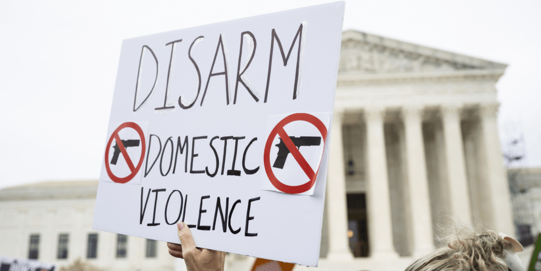 Disarm Domestic Violence activist 11 7 23 AP  23311533060478 1060x531.png