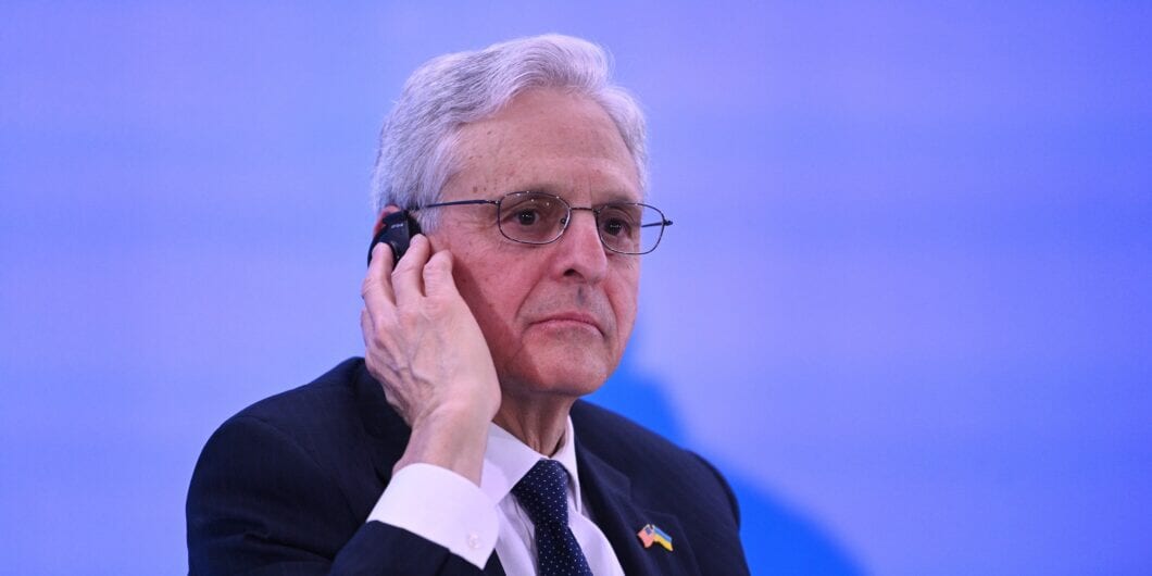 Lviv, Ukraine   March 3, 2023 .United States Attorney General Merrick Brian Garland  at the 
