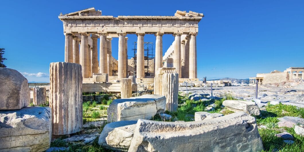 Parthenon temple on the Acropolis in Athens, Greece
