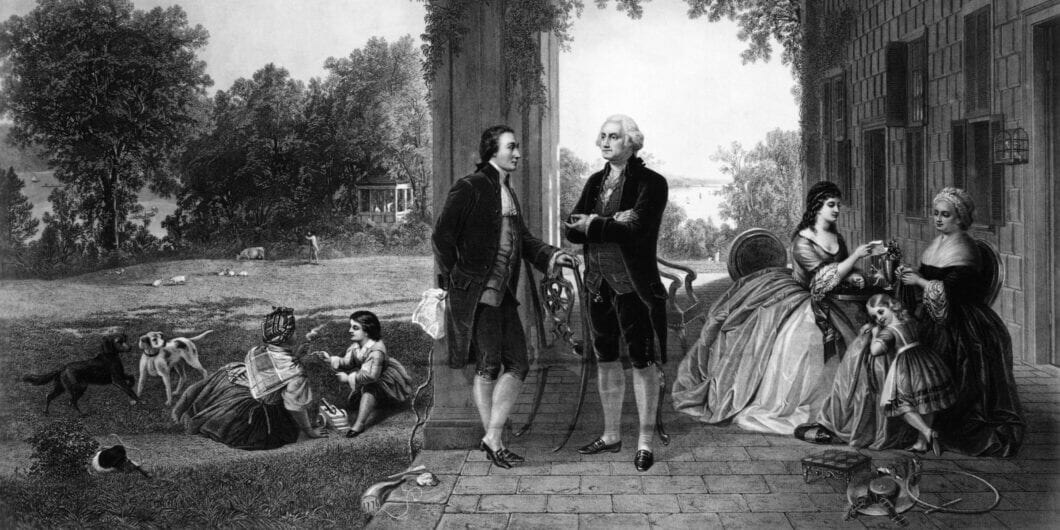George Washington and Lafayette at Mt Vernon G14TDF 1060x530.jpg