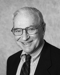 Credit LA Cicero, 11/4/1996, color neg.
Kenneth J. Arrow, professor emeritus in economics, Nobel Laureate