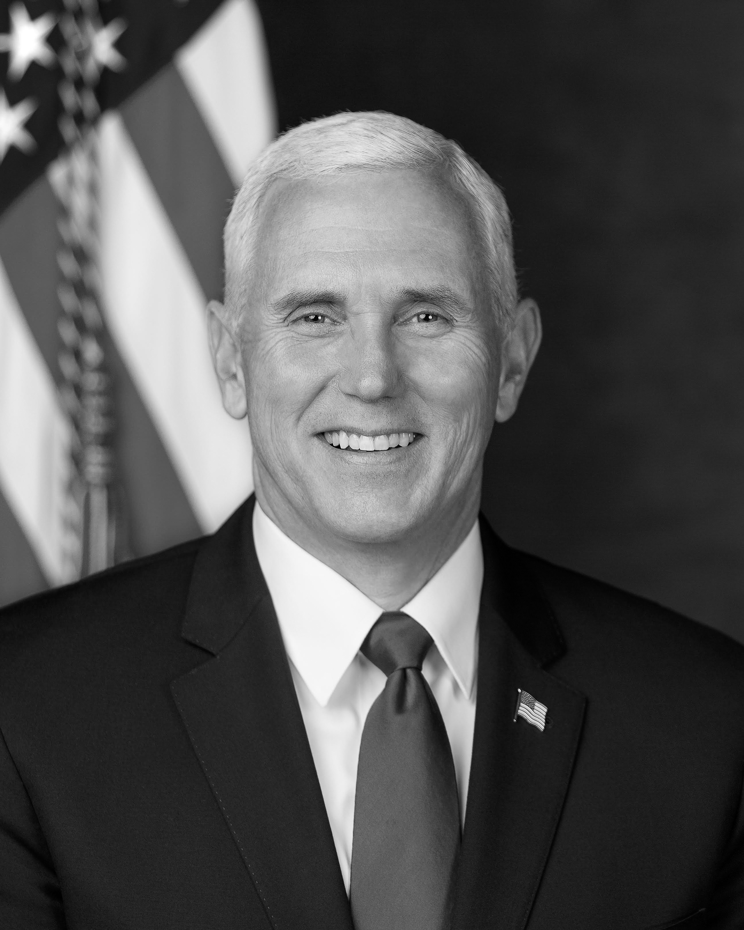 Vice President Micheal Pence poses for his official portrait at The White House, in Washington, D.C., on Tuesday, October 24, 2017. (Official White House Photo by D. Myles Cullen)