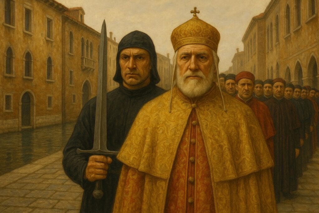 The doge followed by his symbolic executioner in Venice 1024x683.jpeg