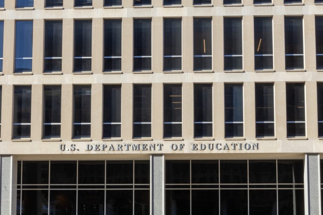 Washington, DC March 11, 2025, Department of Education Building ahead of layoffs