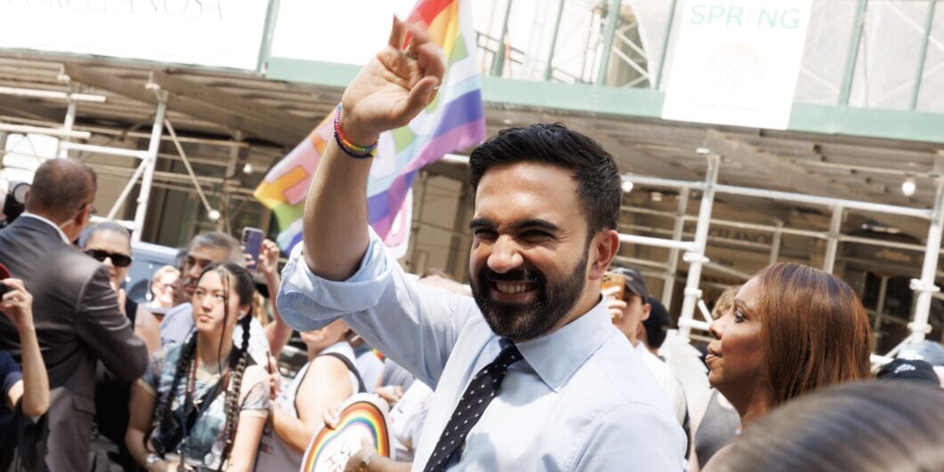 New York, NY: June 29, 2025: Zohran Mamdani at NYC Pride