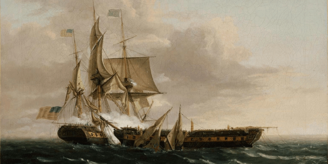 Engagement btw the Constitution and the Guerriere ships by Thomas Birch 1060x530.png
